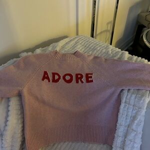 Adore Pink Sweater Old Navy Small